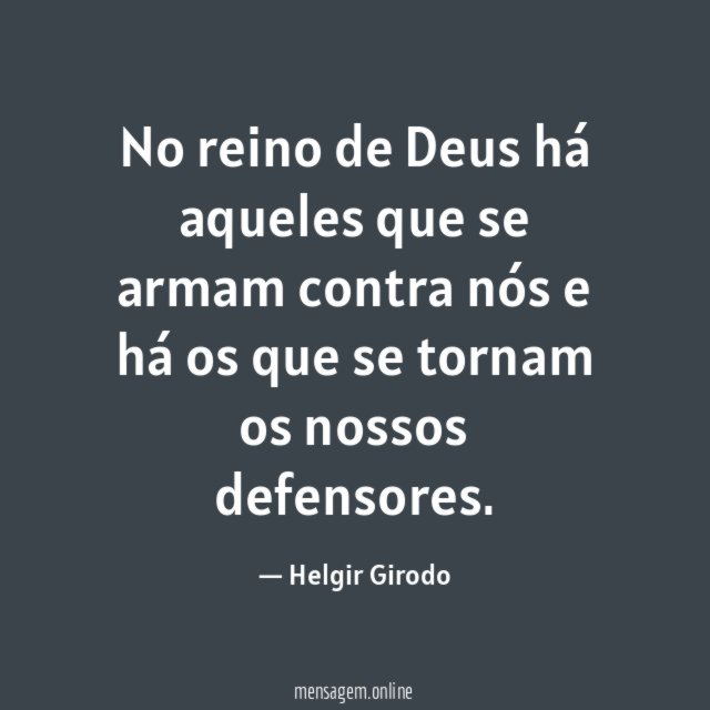 No reino de Deus há aqueles que se