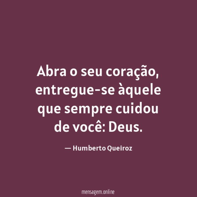 Abra o seu coração