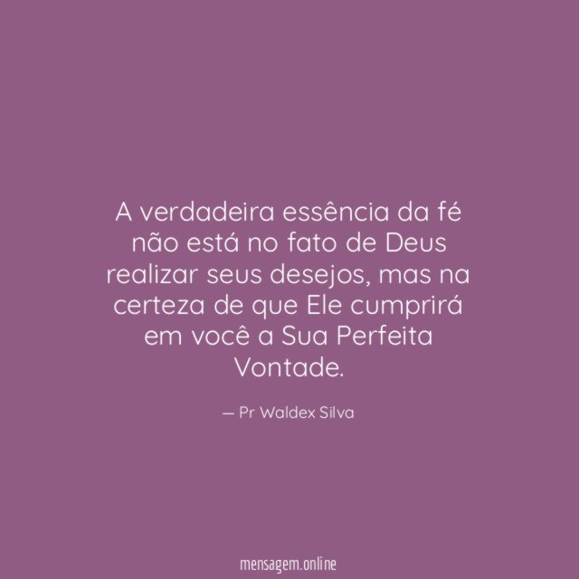 A verdadeira essência da fé não está no