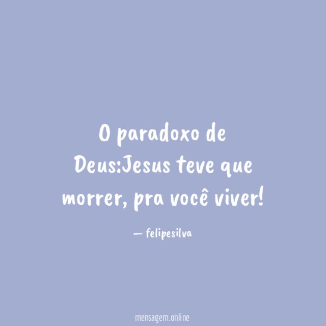 O paradoxo de Deus