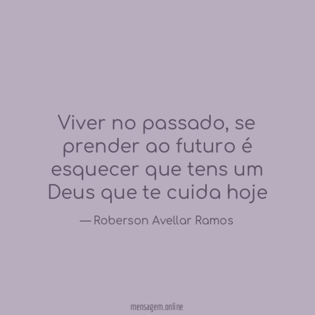 Viver no passado