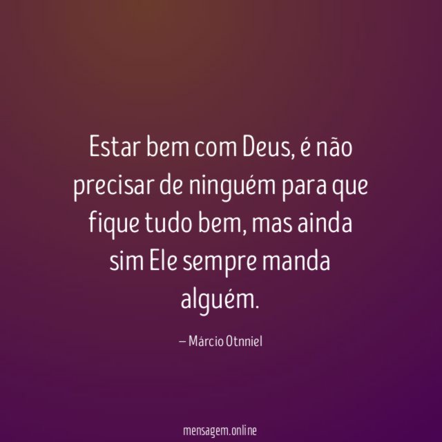Estar bem com Deus