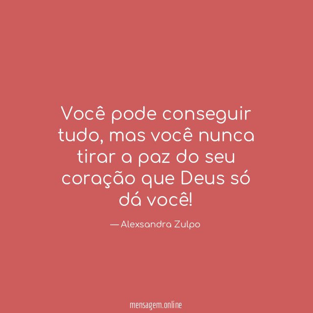 Você pode conseguir tudo