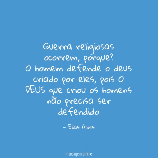 Guerra religiosas ocorrem