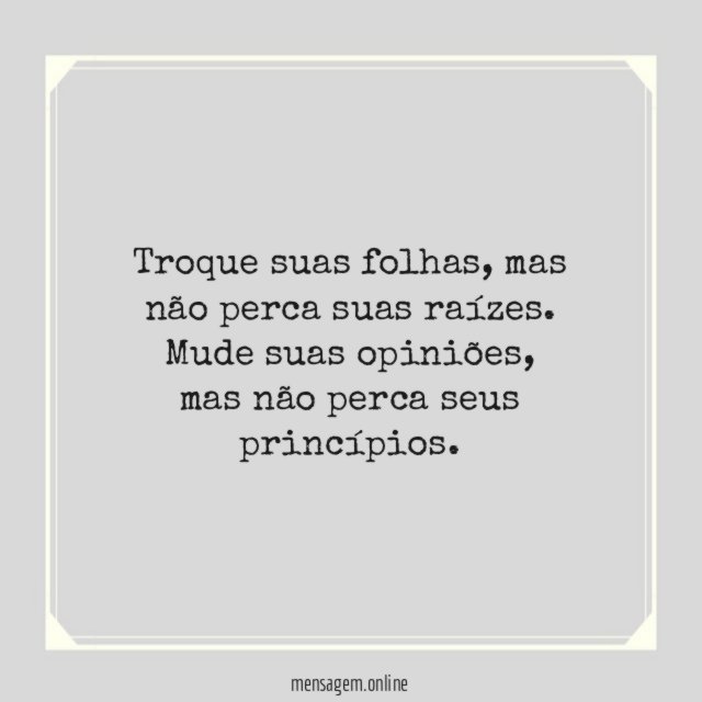 Troque suas folhas