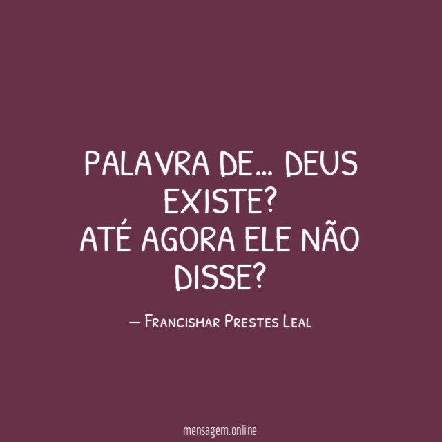 Palavra de…