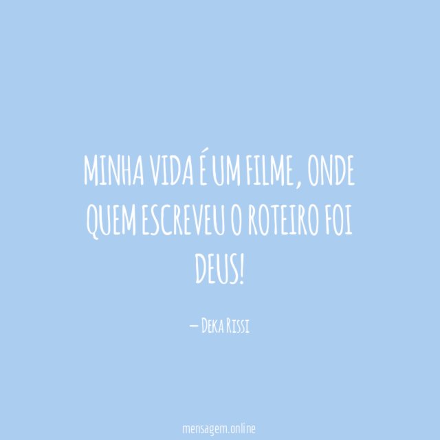 Minha vida é um filme