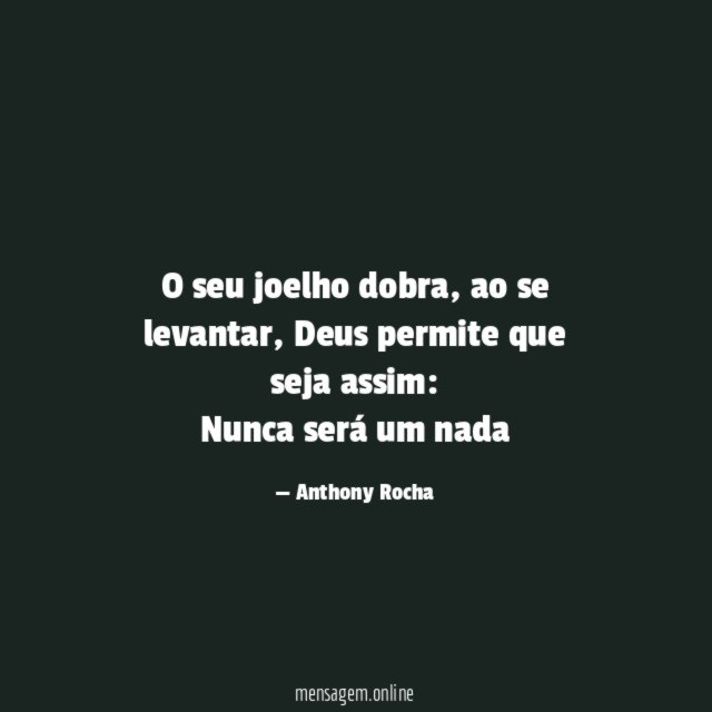 O seu joelho dobra