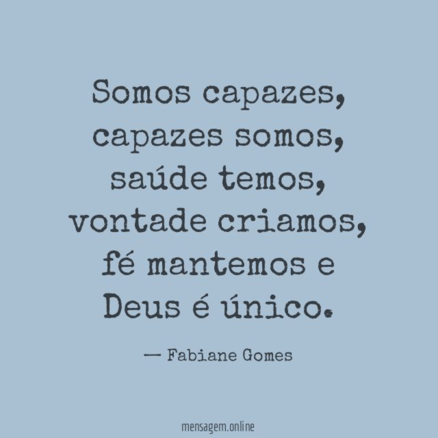 Somos capazes