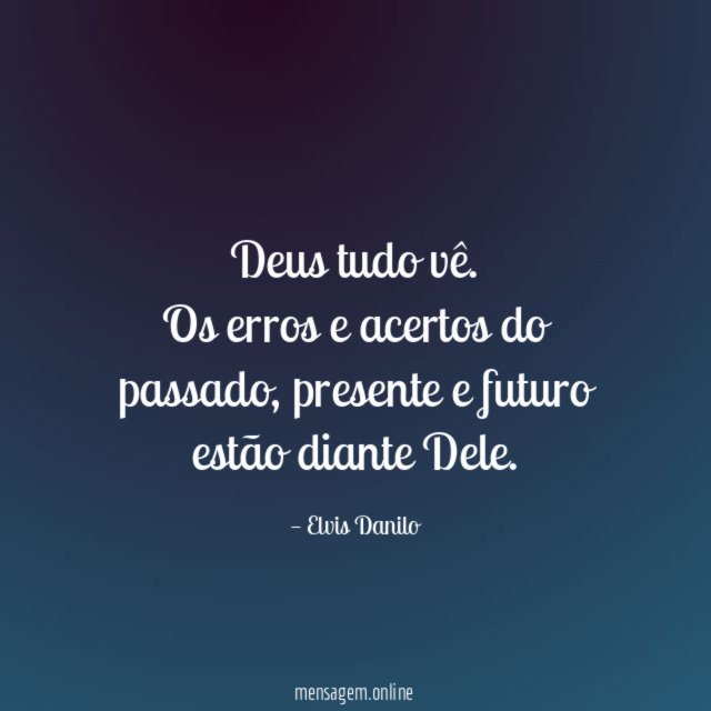 Deus tudo vê