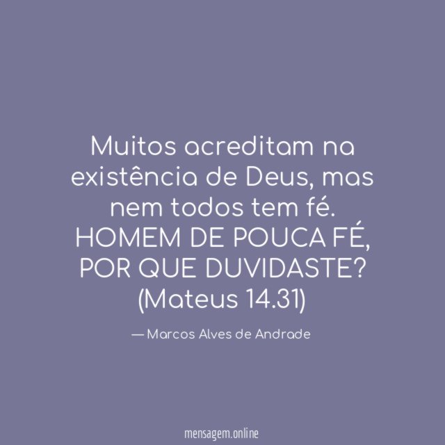 Muitos acreditam na existência de Deus