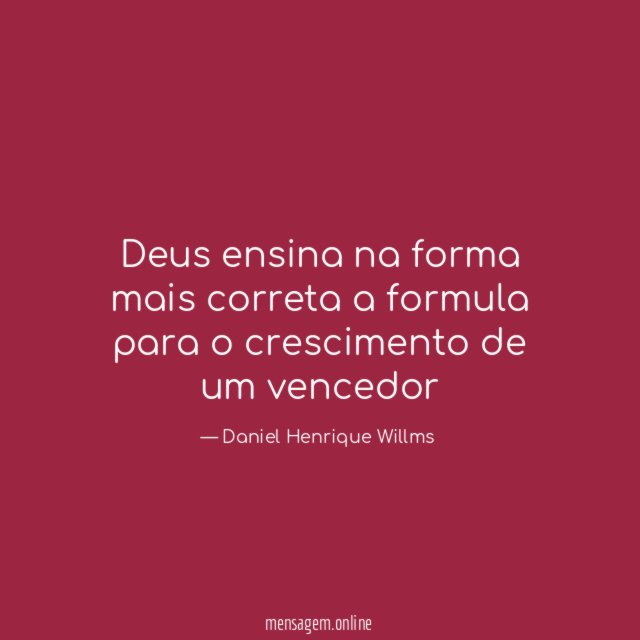 Deus ensina na forma mais correta a formula