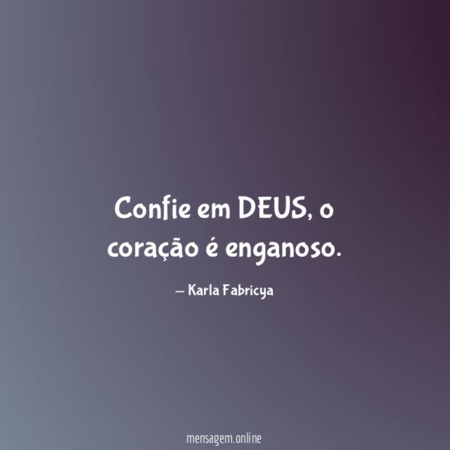 Confie em DEUS