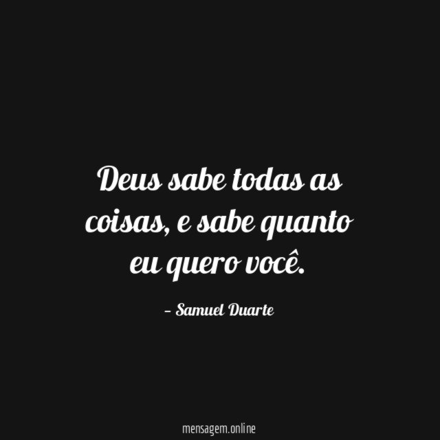 Deus sabe todas as coisas