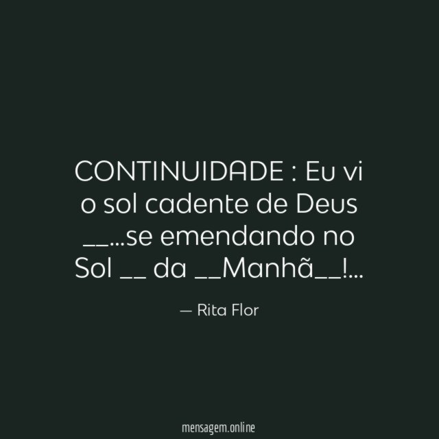 CONTINUIDADE