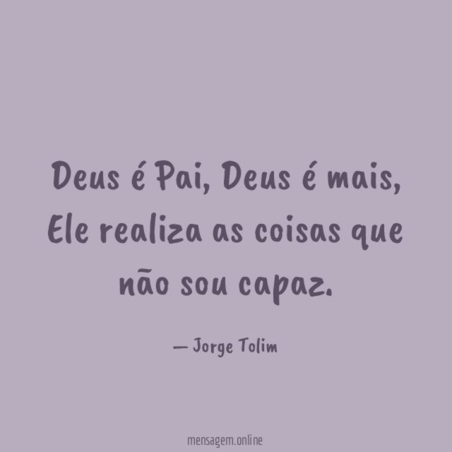 Deus é Pai