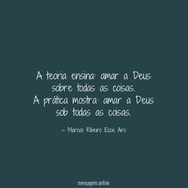 A teoria ensina