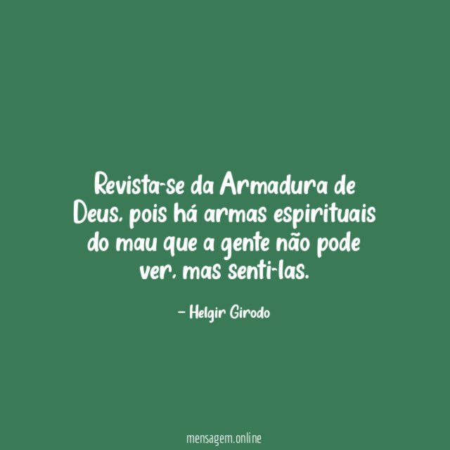 Revista-se da Armadura de Deus