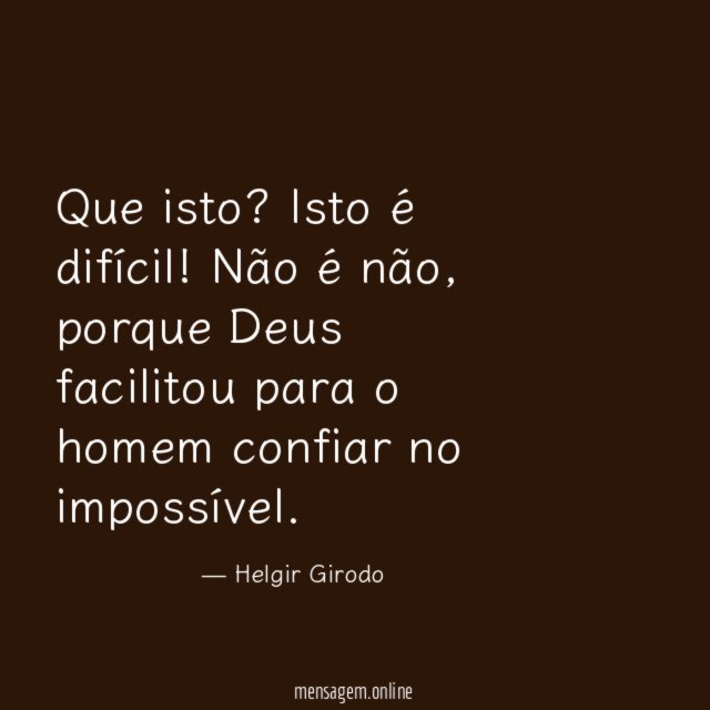 Que isto