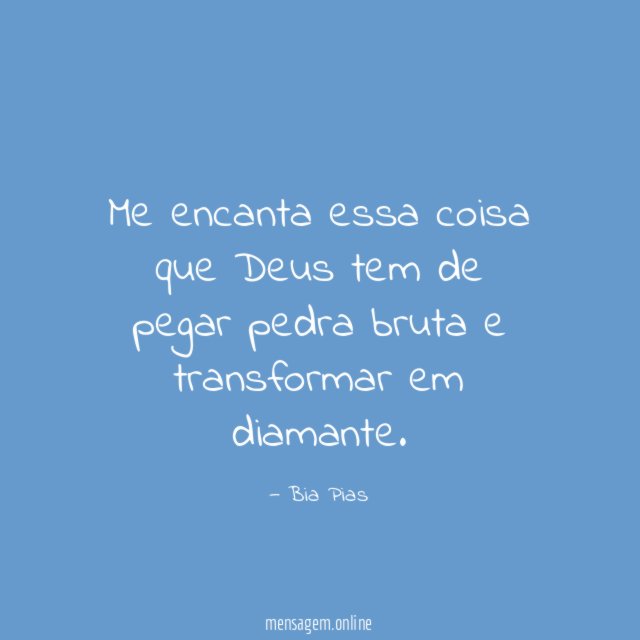 Me encanta essa coisa que Deus tem de