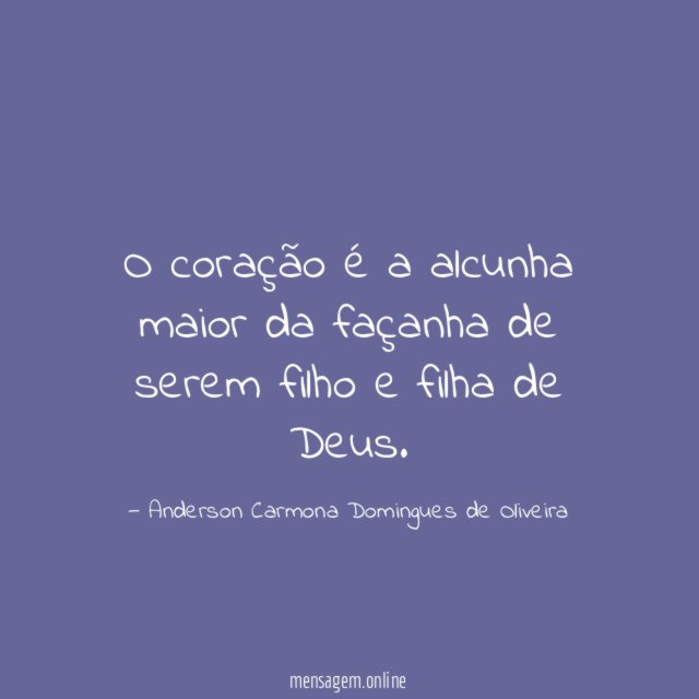 O coração é a alcunha maior da façanha