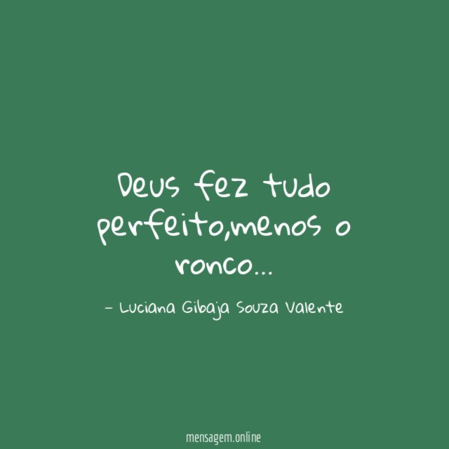 Deus fez tudo perfeito