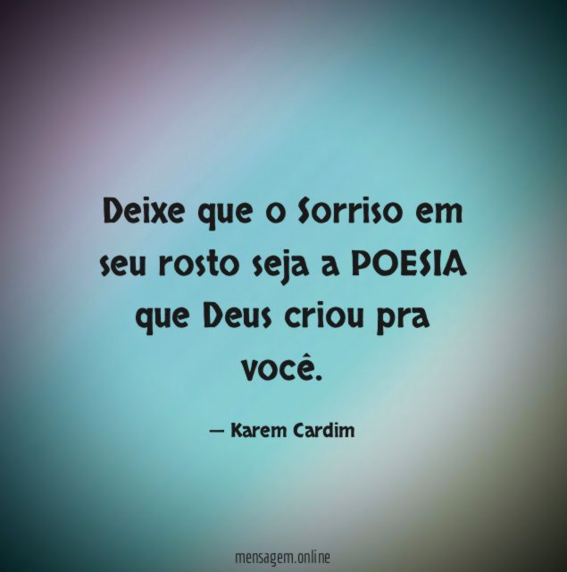 Deixe que o Sorriso em seu rosto