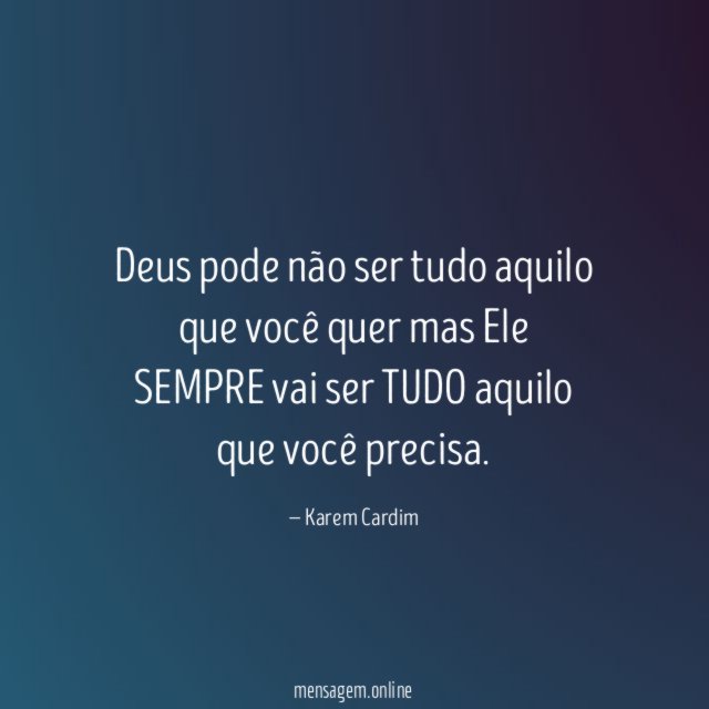 Deus pode não ser tudo aquilo que você