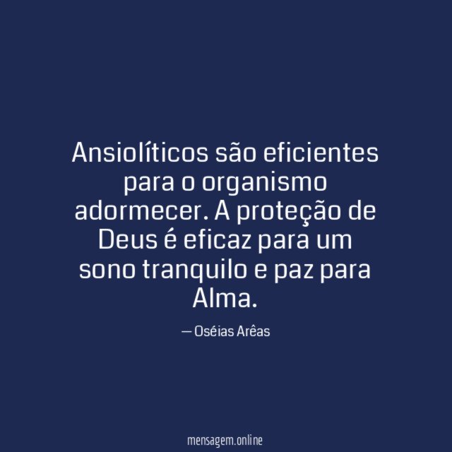 Ansiolíticos são eficientes para o organismo adormecer