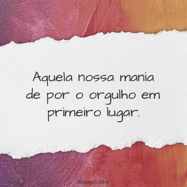 Orgulho em primeiro lugar