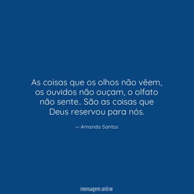 As coisas que os olhos não vêem