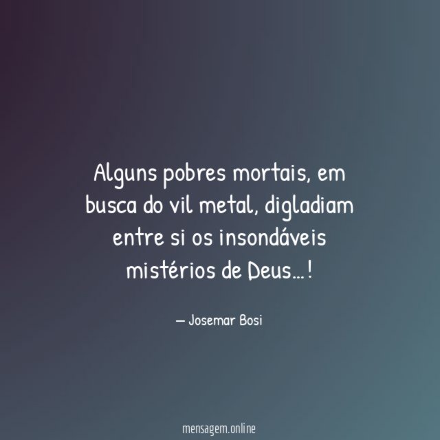 Alguns pobres mortais