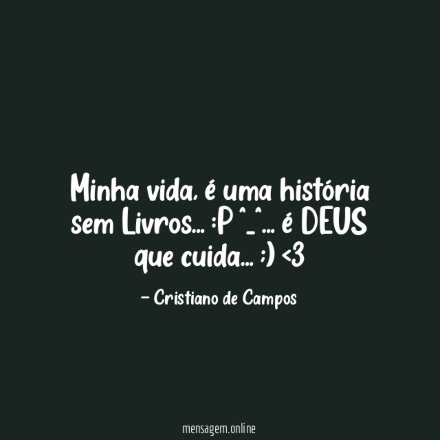 Minha vida