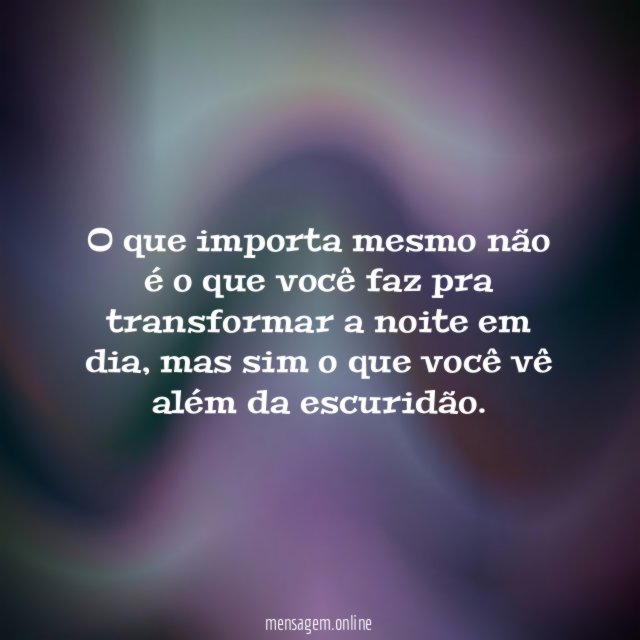 Além da escuridão