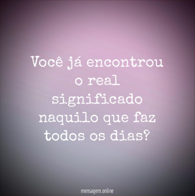 Verdadeiro significado