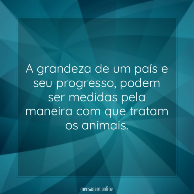 Eu digo não a crueldade