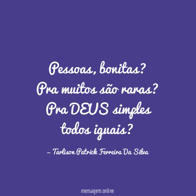 Pessoas