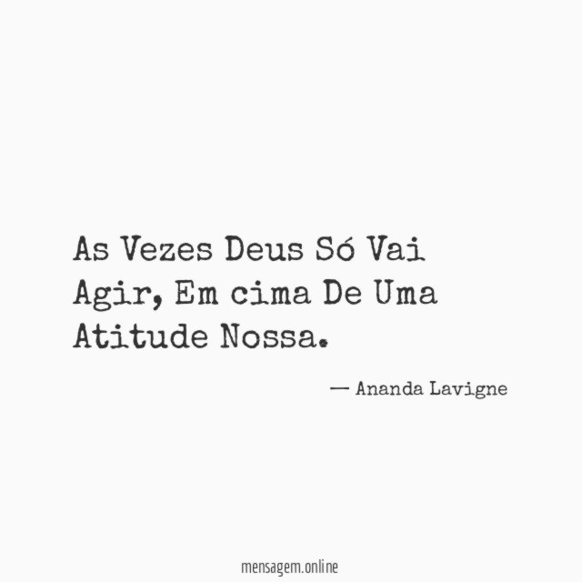 As Vezes Deus Só Vai Agir