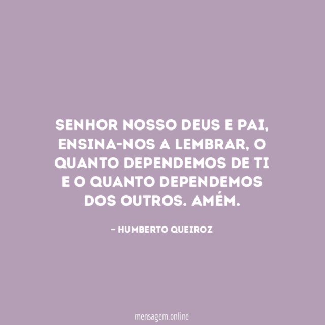 Senhor nosso Deus e Pai