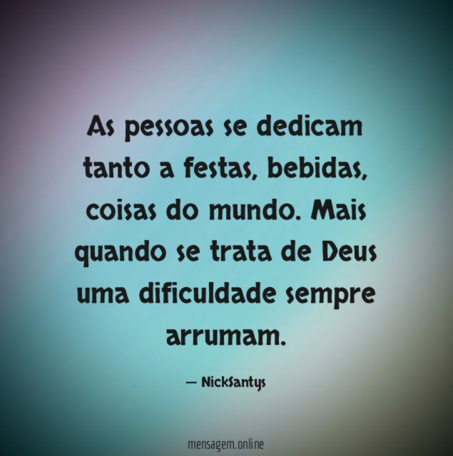 As pessoas se dedicam tanto a festas