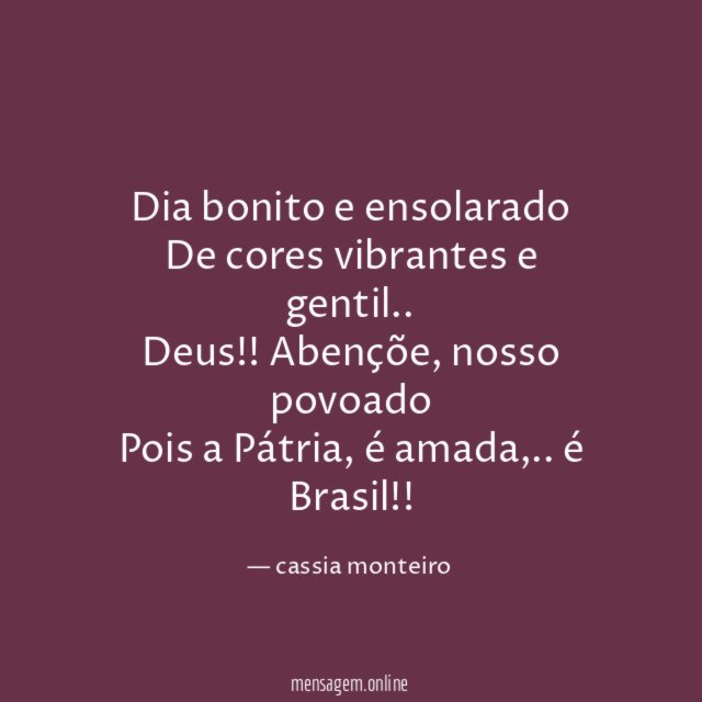 Dia bonito e ensolarado De cores vibrantes e gentil