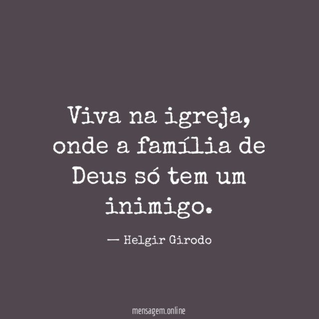 Viva na igreja