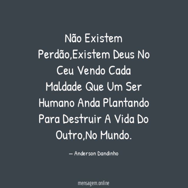 Não Existem Perdão