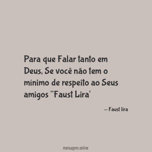 Para que Falar tanto em Deus