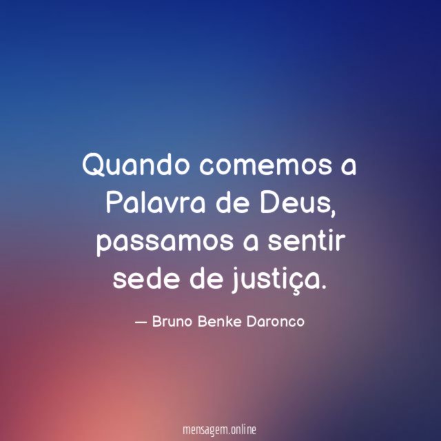Quando comemos a Palavra de Deus