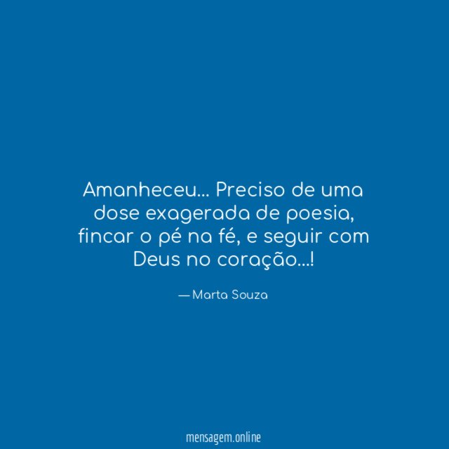 Amanheceu