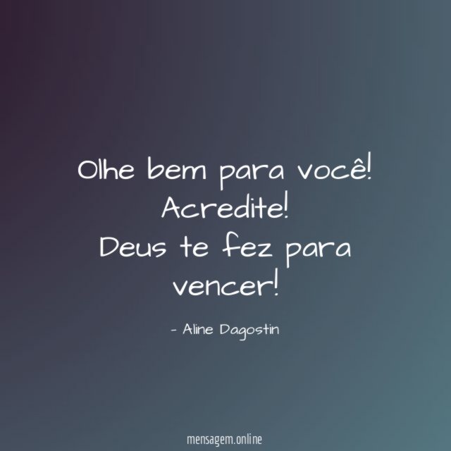 Olhe bem para você