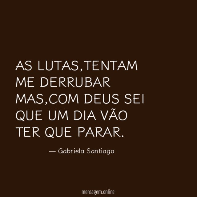 AS LUTAS