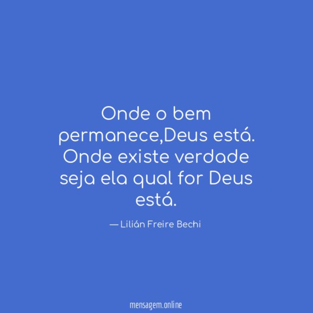 Onde o bem permanece