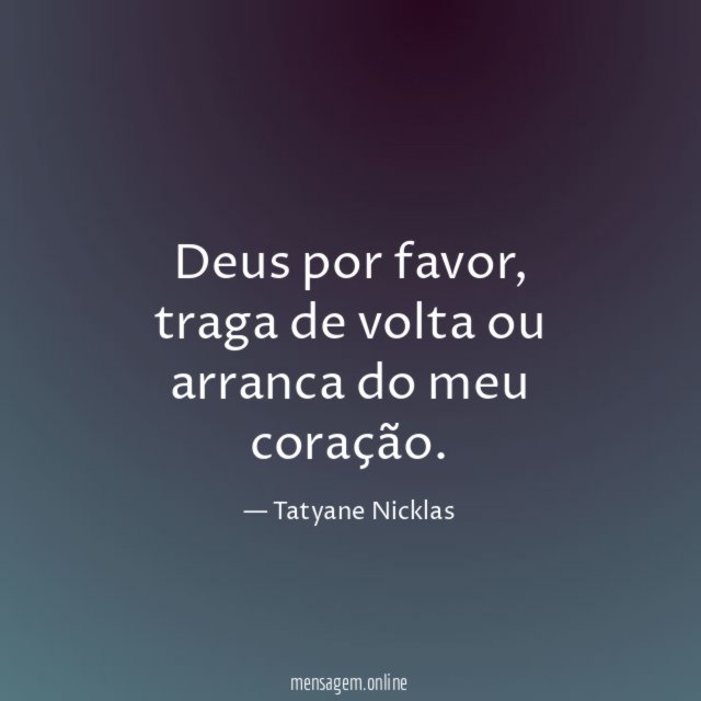 Deus por favor